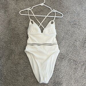 Isabelle Rose - White One Piece Swimsuit